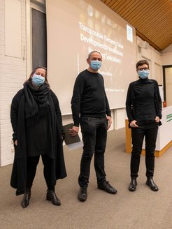 von links: Ismene Karakasilioti, Raphaël Mercier, Claudia Köhler