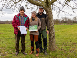 Grüne Gruppe des MPIPZ: Wolfgang Schuchert, Katja Joswig, Michael Strauch.