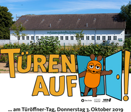 Großer Maus-Türöffner-Tag am 3. Oktober 2019 Großer Maus-Türöffner-Tag am 3. Oktober 2019
