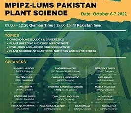 MPIPZ/ LUMS-Pakistan Plant Science Symposium, part I